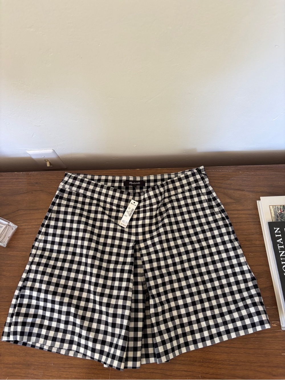 Black & White Gingham Women’s Skort - Madewell